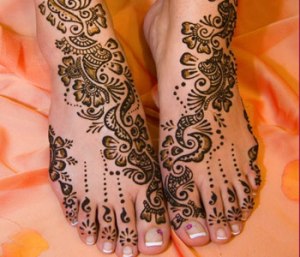 Mehandi Art for Feet